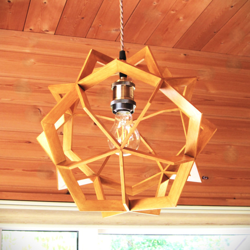 半世紀前のイタリア製手作り天井用ペンダントライト（2個組）