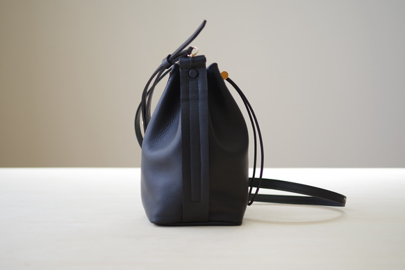 ミニ巾着ショルダーバッグ（ブラック）  FK1417137169(10920円)