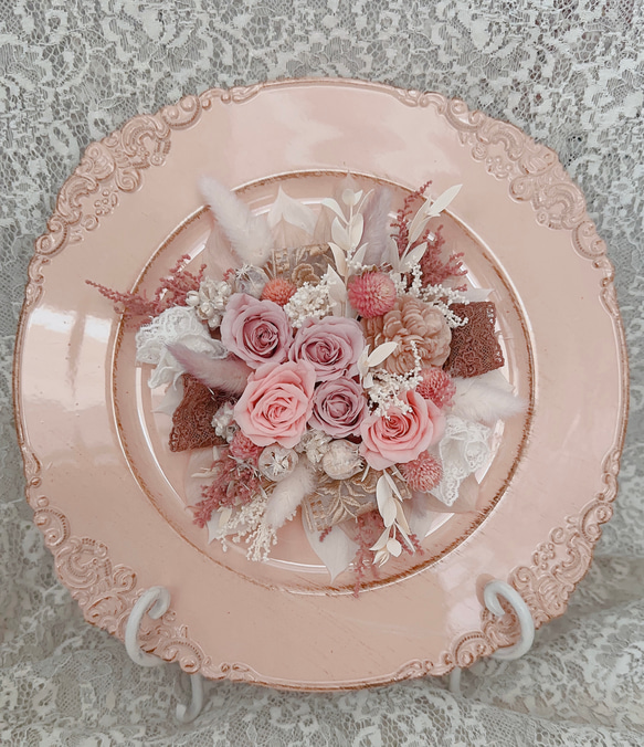 【ネット限定】 ❤️SALE❤️pink plateナチュラルアレンジ その他素材 shabby フラワー・リース