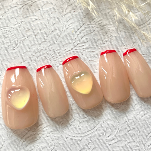 ネイルチップ・付け爪 hina_nail.11 Qoo10] 新作登場ネイルチップ 24-枚爪付けピン