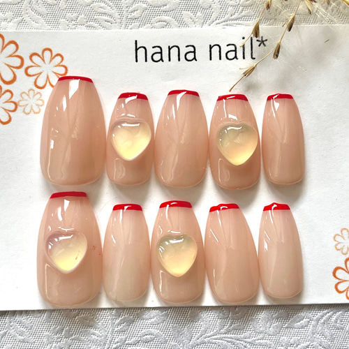 ネイルチップ ラインフレンチネイルチップ #75 ネイルチップ（つけ爪