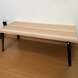 【送料無料】 テーブル おにぎり 約90cm 杉 折り畳み アイアン脚 送料無料】 テーブル おにぎり 約90cm 杉 折り畳み アイアン脚