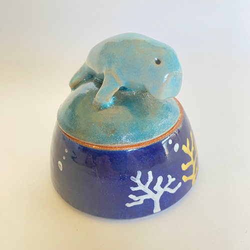 陶のハコ・絶滅危惧種シリーズ「ジュゴン」 その他インテリア雑貨