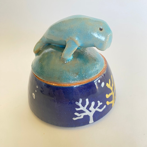 陶のハコ・絶滅危惧種シリーズ「ジュゴン」 その他インテリア雑貨