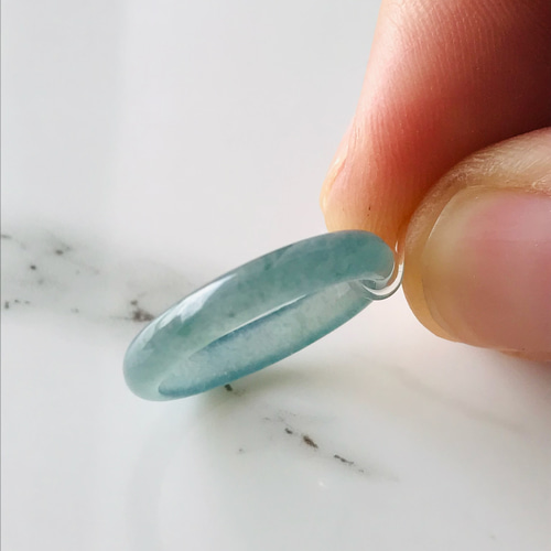 人気特価をすべて R15-003］ ジェイド JADE ヒスイ 本翡翠 くりぬき リング 天然石 アクセサリー