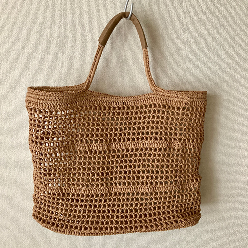 マニラヘンプヤーンで編んだカゴバッグ かごバッグ Picot 通販