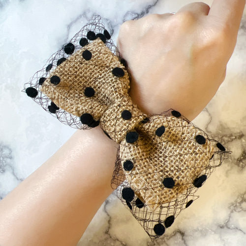 【夏のヘアアレンジにぴったり】CHANEL リボンバレッタ ラフィア e8b35559f537b91bd1fc8539ff164f