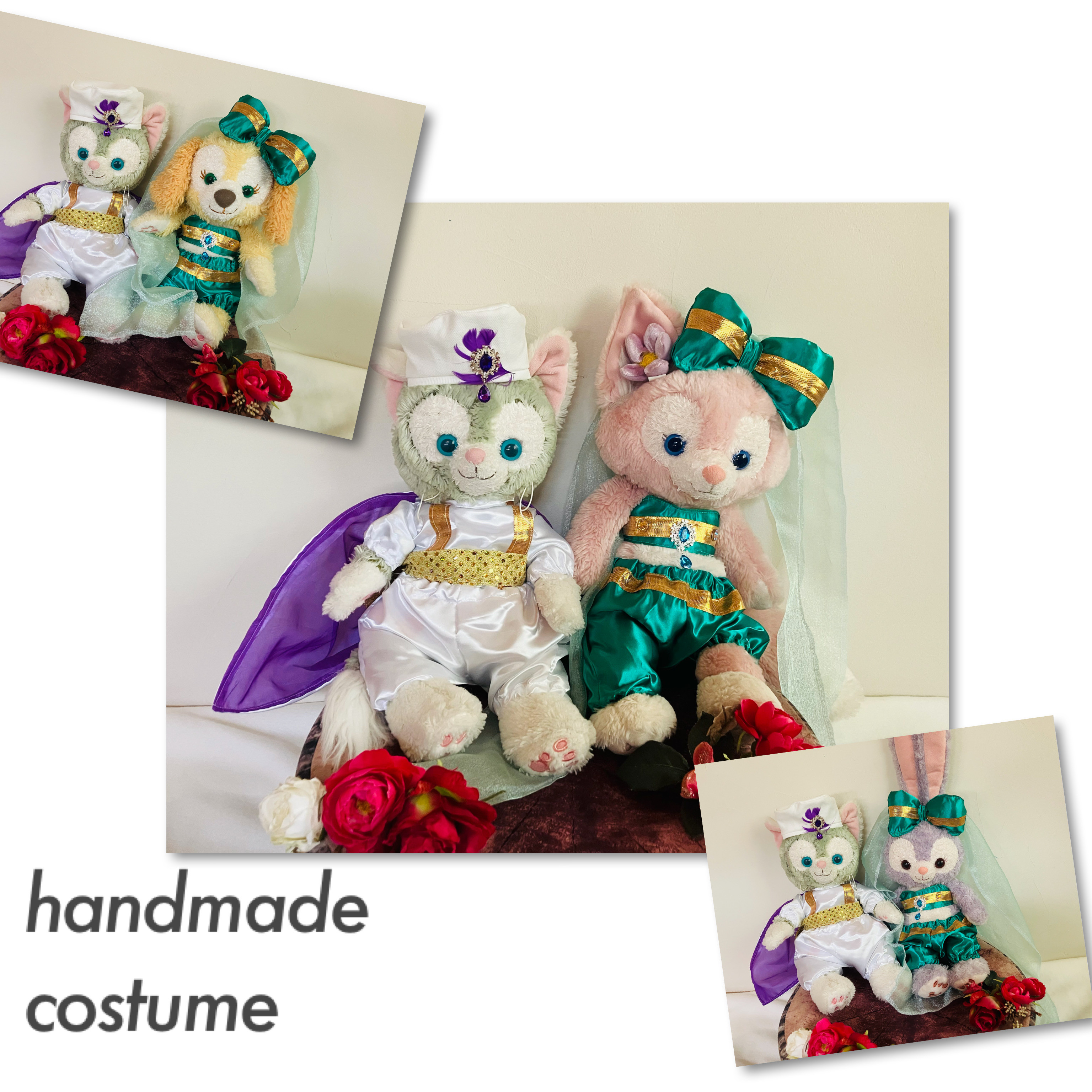 アラジン　ユニベア　ぬいぐるみ　コスチューム　ウェディング　ドレス