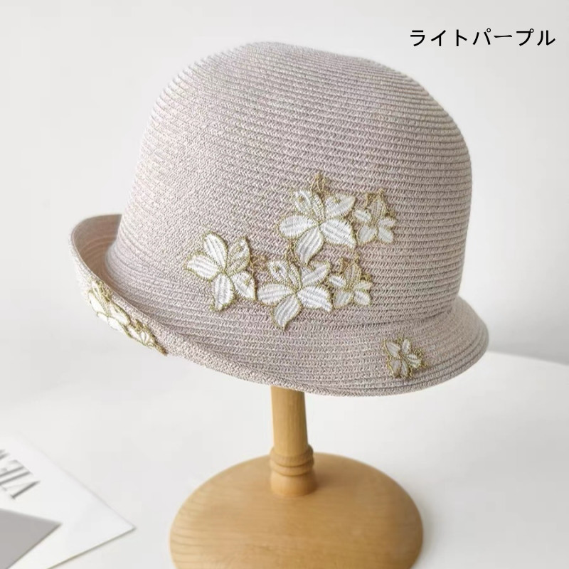 FOXEY 麦わら帽子３３０００円のお品 ベージュと黒 花飾り付き FOXEY ベージュと黒 花飾り付き 麦わら帽子３３０００円のお品