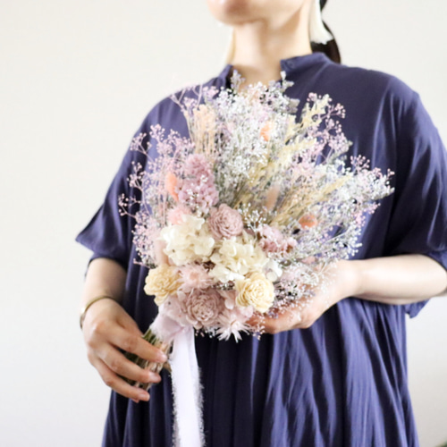 ドライフラワースワッグ クラッチブーケ 前撮り 誕生日プレゼント 店舗インテリア ドライフラワースワッグ クラッチブーケ 前撮り 誕生日プレゼント 店舗