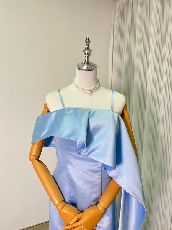 送料無料！上品！パーティードレス オフホワイト キャミソール 前撮り 音楽会/挙式 エレガント ロングドレス バスト 　　ウェスト CoCo