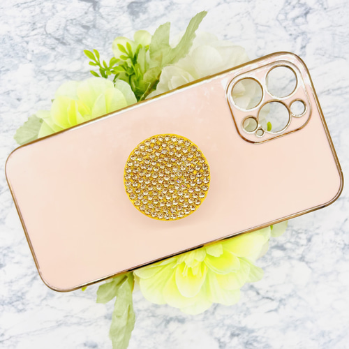 多機種 全機種対応 星 スマホグリップ ゴールド 金色 スマホリング キラキラ スマホスタンド スマホソケット バンカーリング スター 高級 スワロフスキー 宝石 ペア キラキラ 可愛い かわいい - デコショップキラマ | minne byGMOペパボ 国内最大級のハンドメイド・手作り  ... スワロフスキー　スマホリング