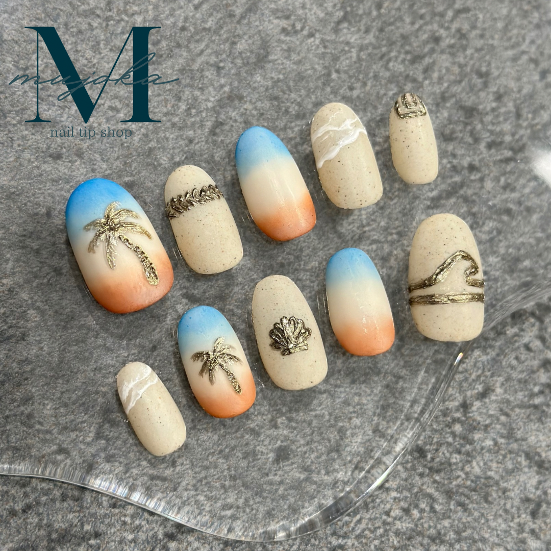 ハワイアン　版画 ジュノガラン Surf Sea and Hawaii