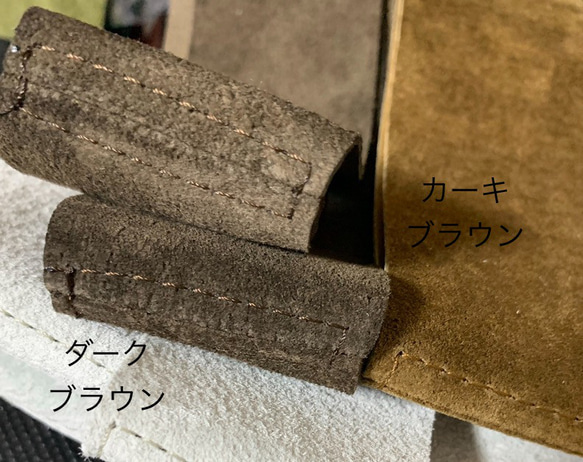 本革スエードフリンジバッグ（オーダー受付中） 14枚目の画像