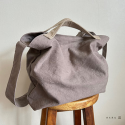 ⚮̈ミナペルホネン rosy beige シプリバッグ 巾着ショルダーバッグ