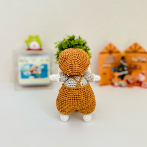 編みぐるみ うさぎちゃん 編み物 ギフト ハンドメイド あみぐるみ 1月9