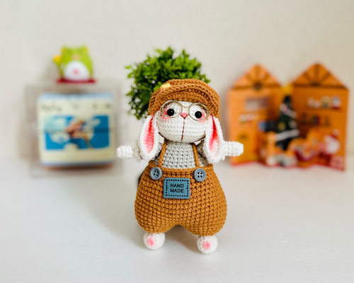 【編みぐるみ】 ドール　Super⭐︎Usagiちゃん　ハンドメイド 8e7b135aa73e346e6752cdd6e0fe0d