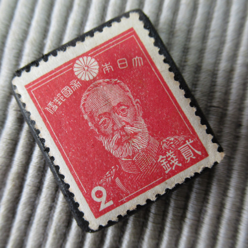 日本 乃木大将2銭切手ブローチ 853 ブローチ Yukio TANZAWA 通販