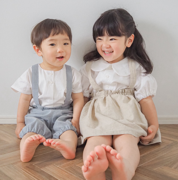 リンクコーデ】夏のナチュラルコーデ4点セット☆ベビー服 女の子