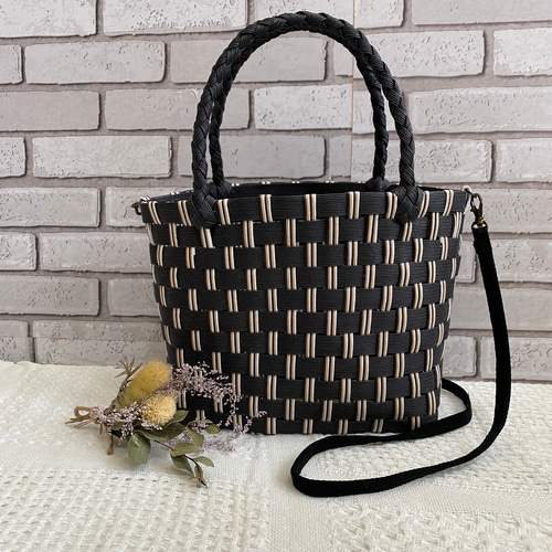 MARNI ストライプ柄 かごバッグ ネットショッパー トートバッグ MARNI