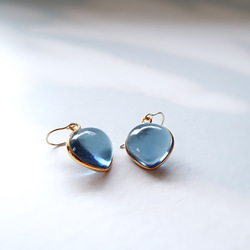 送料無料】 14kgf アンデシンラブラドライト ピアス イヤリング ピアス