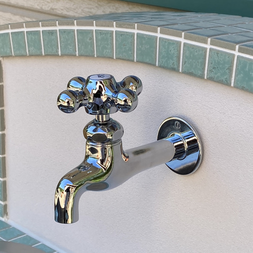 ガーデンシンク カルモナ -i 】 おしゃれなガーデンシンク モザイク