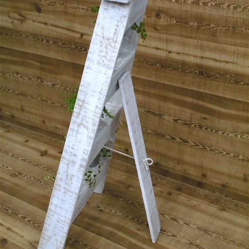 シャビーなガーデニング用木製ラダー 受注生産品 その他家具 ユニ工房