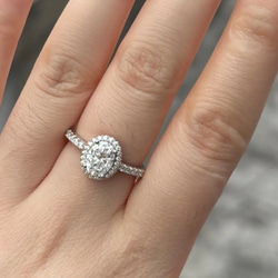 150万に見える！天然ダイヤモンド「過去、現在、未来」 指輪・リング