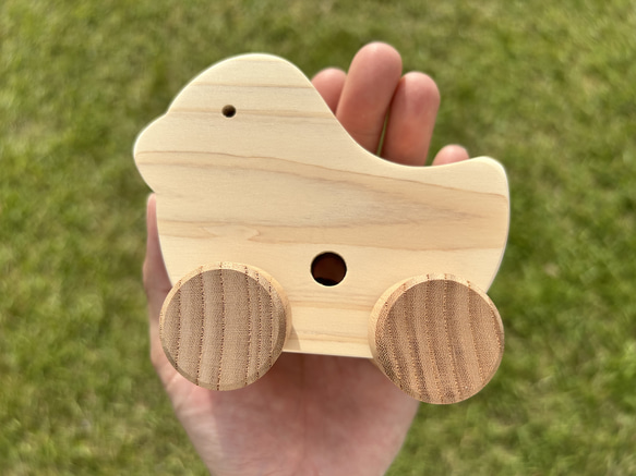 木のおもちゃ　コロコロどうぶつ　ヒヨコ 1枚目の画像