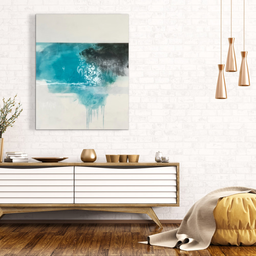 現代アート 80×65㎝ 大きめ モダン 絵画 原画 抽象画 アートパネル