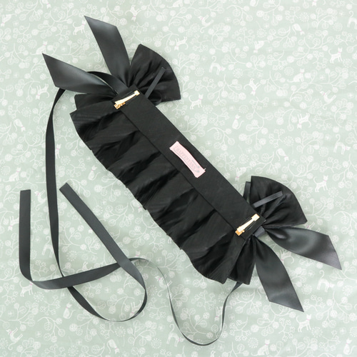 黒菱 ボンネット ヘッドドレス ロリータ ロリィタ ヘッドドレス