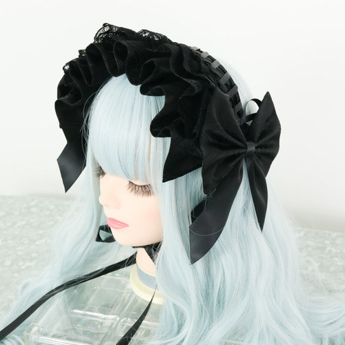 ロリータ ボンネット 帽子 ヘッドドレス ヘアアクセサリー 4