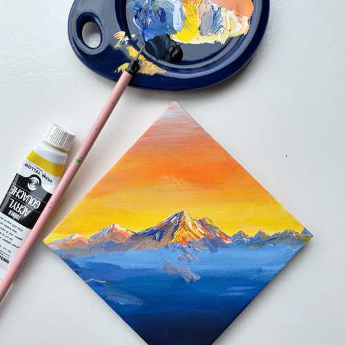 Amazon.co.jp: ZFXFHDR(へ楽ーツ) 森の絵画 山川草木 キャンバス