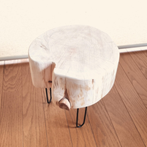 森の香り 東濃ひのき テーブル 無垢無塗装 オーガニック 節あり