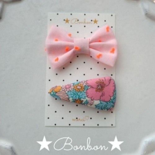 ヘアクリップ パッチンピン リバティ ベビー キッズ 雑貨・その他  