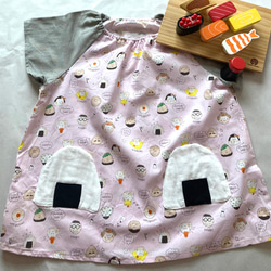 onomadeのオーダースモック 薄めの生地 80〜110サイズまで 子供服