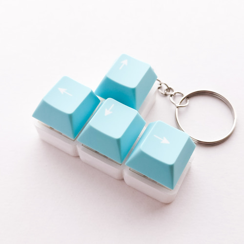 WASDキーホルダー【しろ】 その他雑貨 Foodie & Key自作キー