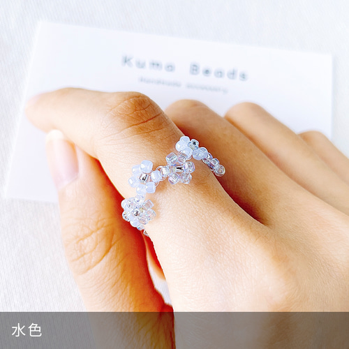 選べる！ビーズリング2個セット 指輪・リング kuma beads 通販