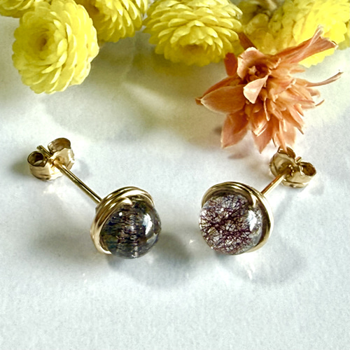 花火 ブラックスーパーセブン 1粒 ピアス スーパーセブン 小粒