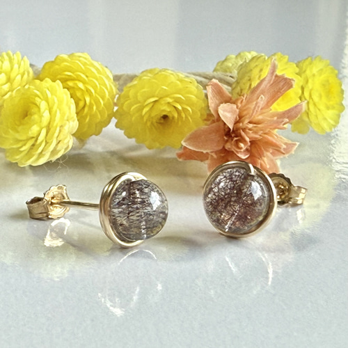 花火 ブラックスーパーセブン 1粒 ピアス スーパーセブン 小粒