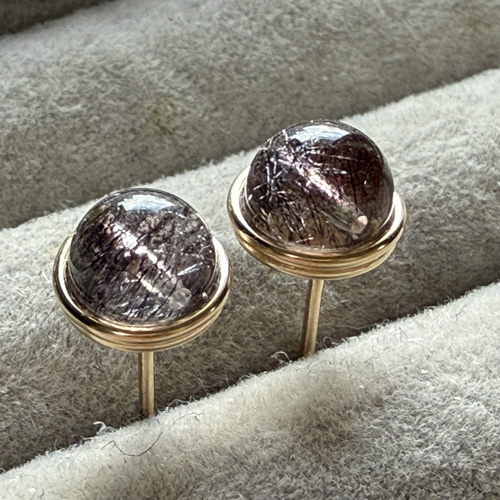 花火 ブラックスーパーセブン 1粒 ピアス スーパーセブン 小粒