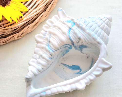 貝殻　小物入れ　STONE MILL DESIGNS SANTA CRUZ 貝殻 小物入れ STONE MILL DESIGNS SANTA CRUZ