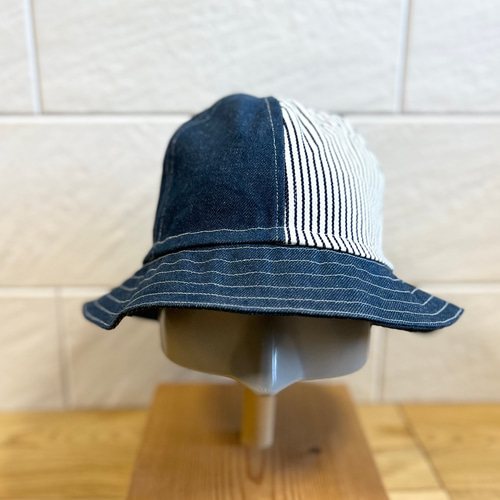 【美品】DALEES&CO デニムバケットハット　岡山デニム 美品】DALEES&CO デニムバケットハット 岡山デニム