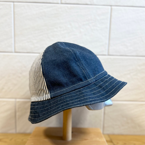 【美品】DALEES&CO デニムバケットハット　岡山デニム 美品】DALEES&CO デニムバケットハット岡山デニム