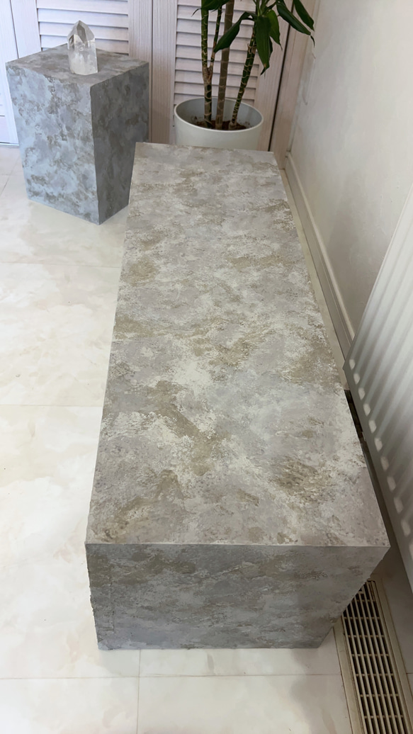 コンクリート調ベンチ 