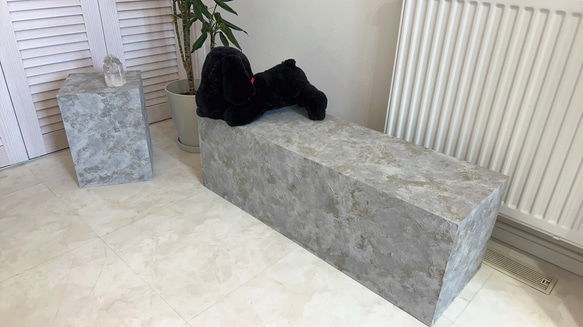 コンクリート調ベンチ 