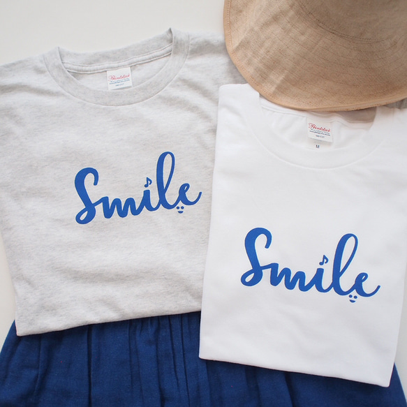 『 Smile 』 Ｔシャツ・スマイル　ロゴTシャツ　ユニセックスサイズ 1枚目の画像