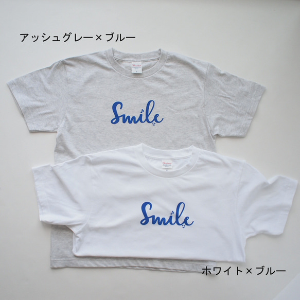 『 Smile 』 Ｔシャツ・スマイル　ロゴTシャツ　ユニセックスサイズ 2枚目の画像
