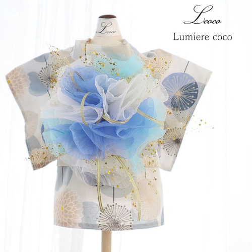 犬服＊浴衣・煙火 (京藍) ペット服・アクセサリー lumiere coco 通販