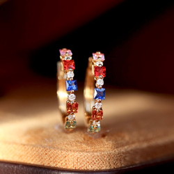 天然ダイヤモンドルビーブレスレットk18 ブレスレット パール大好き